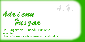 adrienn huszar business card