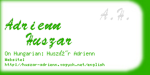 adrienn huszar business card